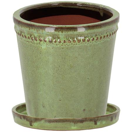 Flower Pot w/Saucer Medium