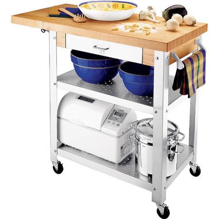 Cucina Elegante Kitchen Cart Maple